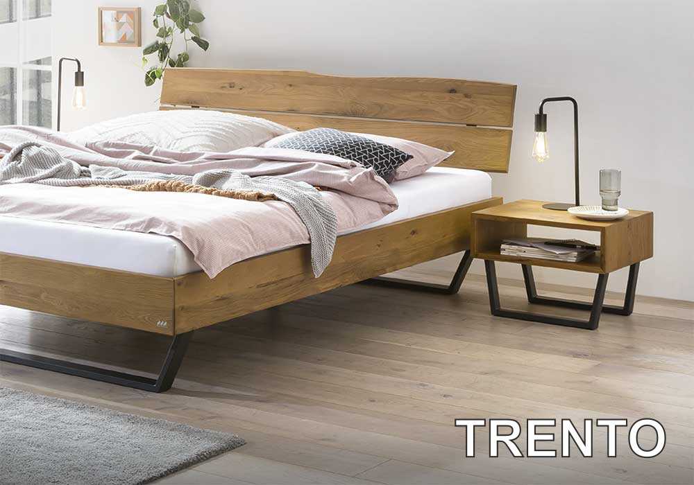 Trento Serie Massivholz-Betten von Hasena